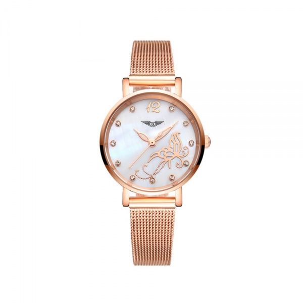 

Часы Guanqin Gold-White-Gold Flower GS19042 CS
