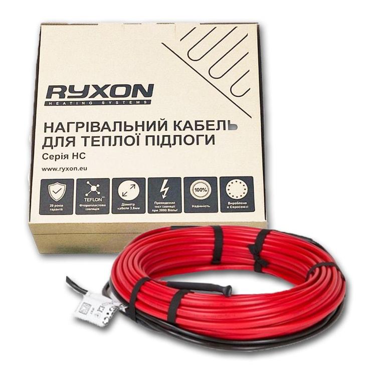 

Теплый пол тонкий кабель Ryxon HC-20-120 /120м/12-15м²/2400Вт