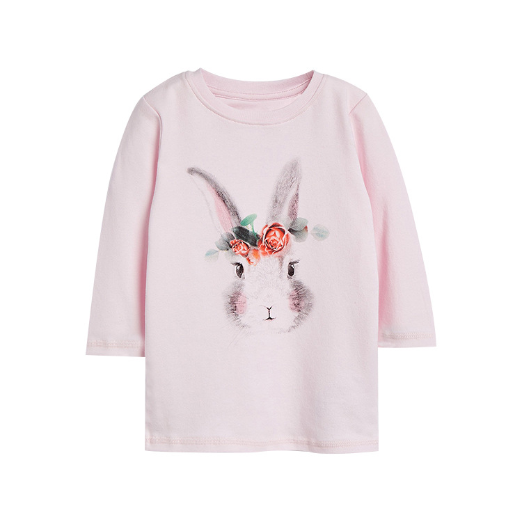 

Лонгслив для девочки Hare with a rose Malwee (100) Розовый