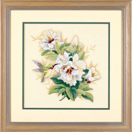 

Набір для вишивання гладдю "Гібіскус//Hibiscus Floral" DIMENSIONS 01544
