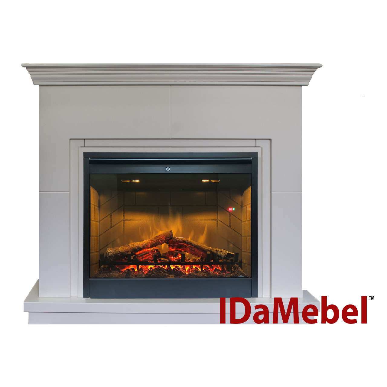 

Каминокомплект IDaMebel Montreal DF2608-INT Белый