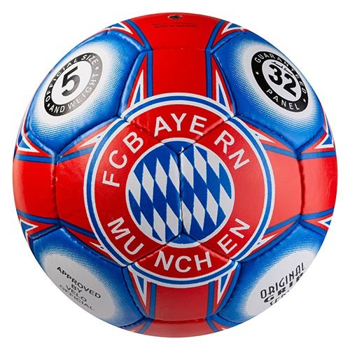 

Мяч футбольный 5 размер БАВАРИЯ МЮНХЕН BAYERN MUNCHEN Ручная сшивка Сине-красный (СМИ GR4-426FLB)