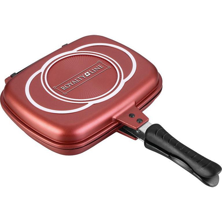 

Сковорода двусторонняя GRILL Master Royalty Line RL-DF32 Burgundy