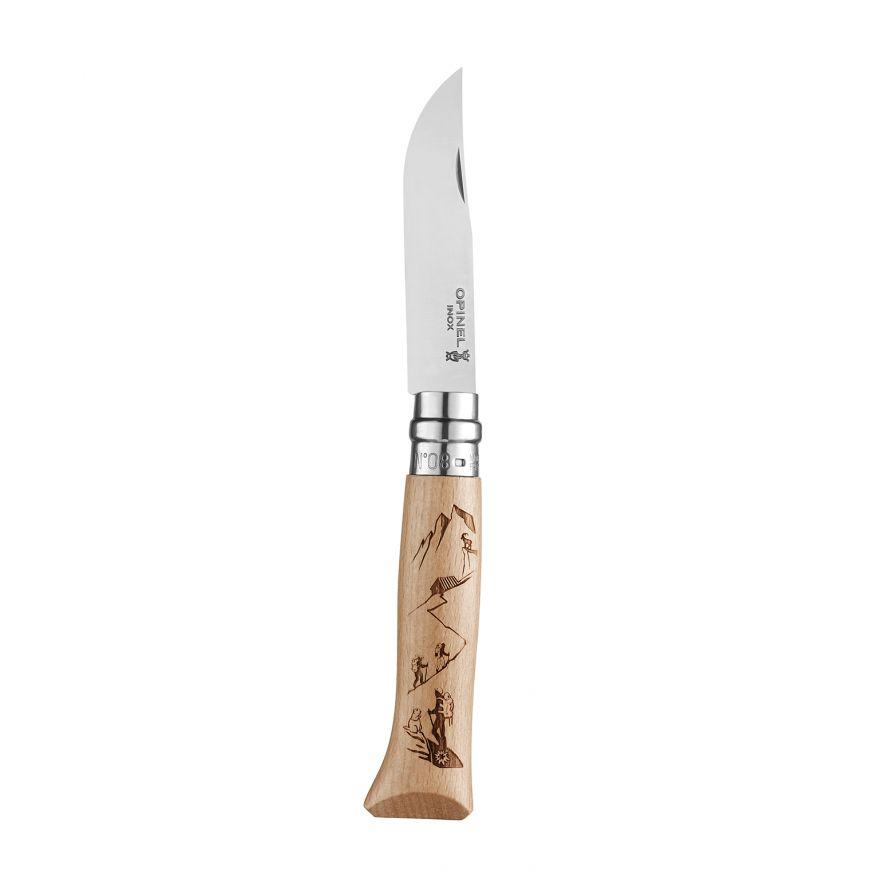 

Нож складной Opinel Tradtion N°08 Engraved Hiking