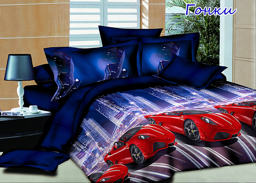 

Постельное белье (Гонки) ТМ TAG 150x215 см 000128460
