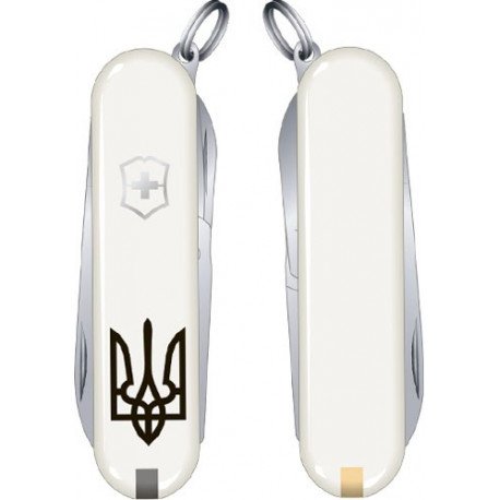 

Складной нож Victorinox CLASSIC SD UKRAINE 0.6223.7R1 белый