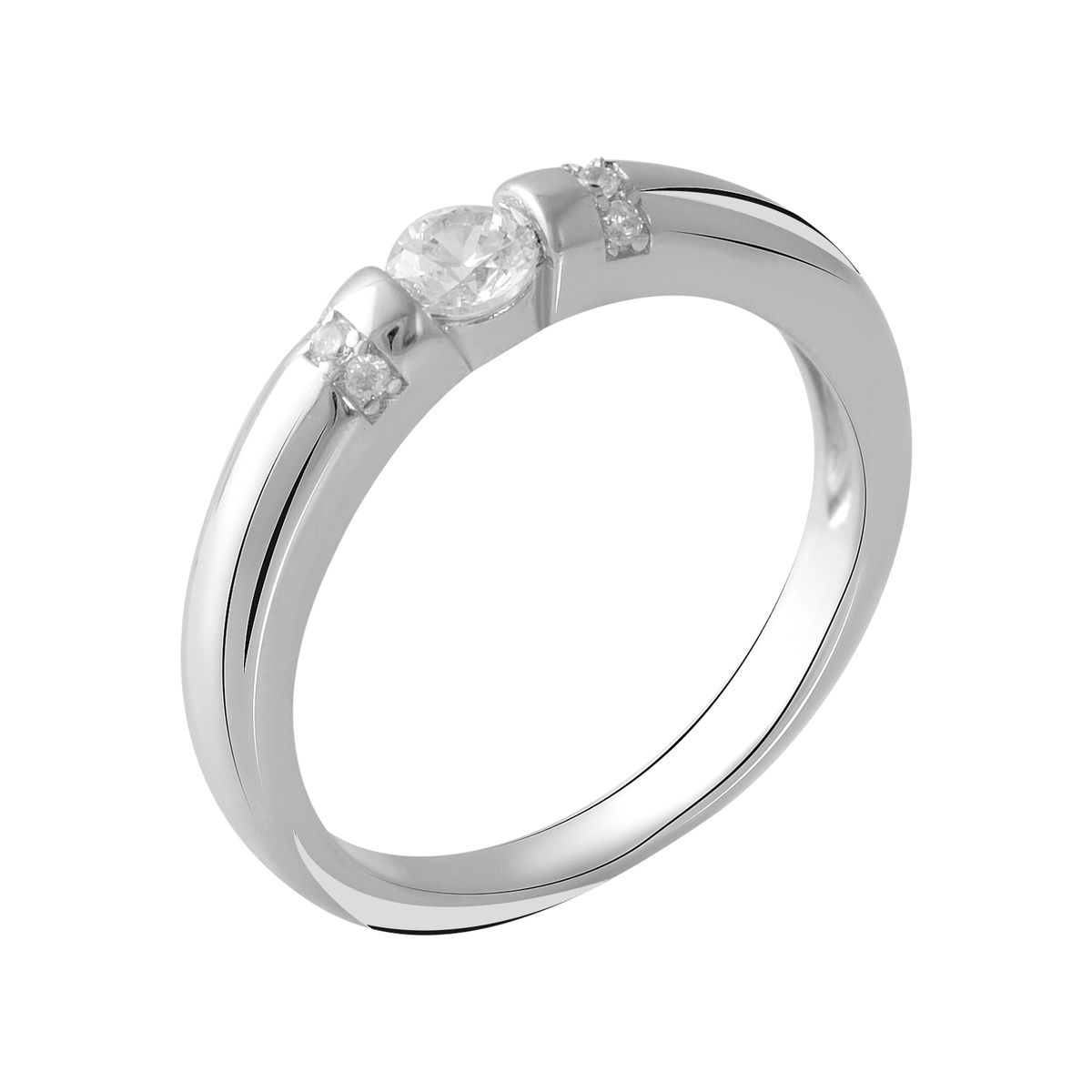 

Серебряное кольцо SilverLine с фианитами 17 размер