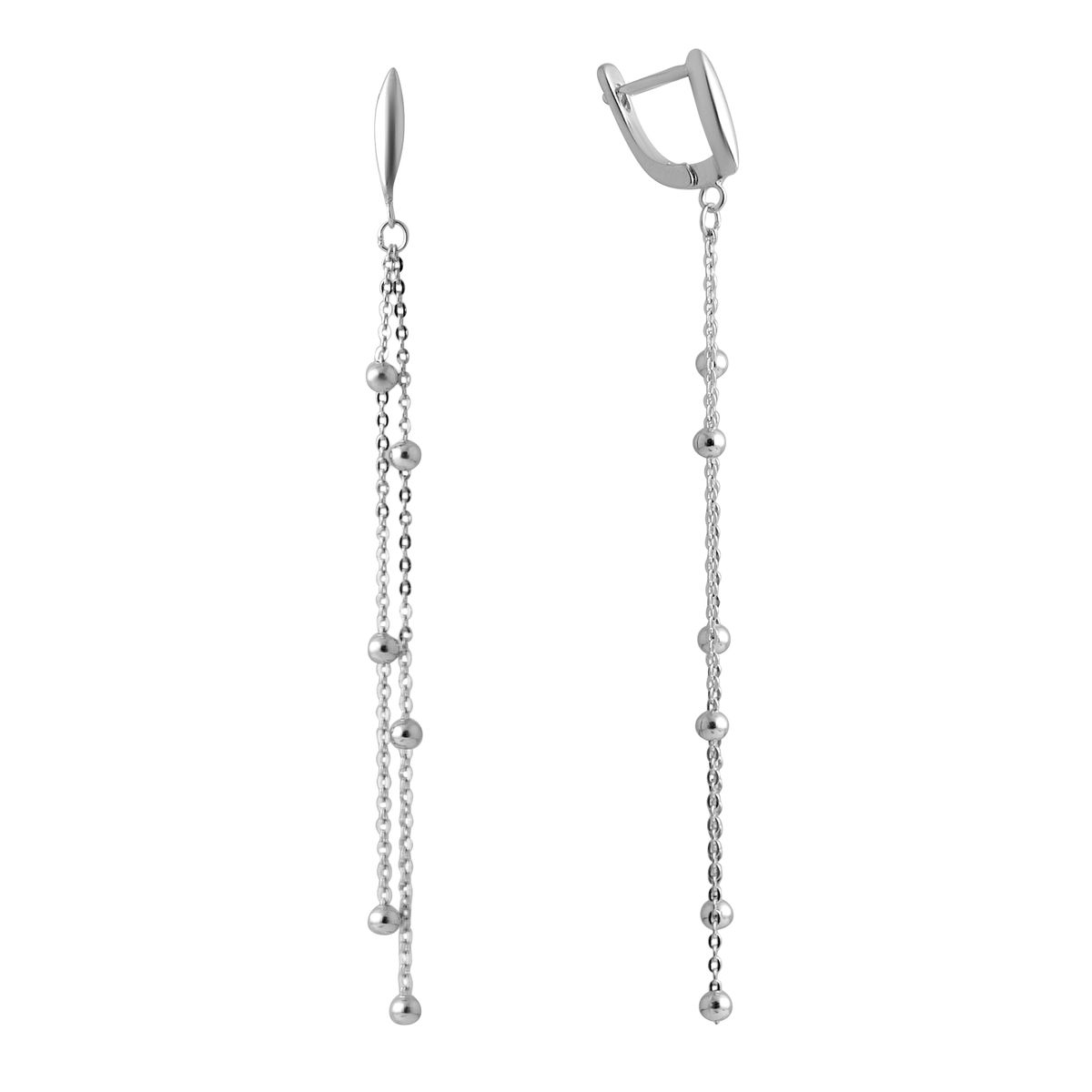 

Серебряные серьги SilverLine без камней