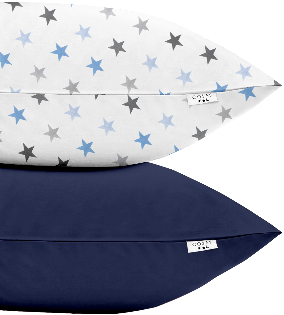 

Набор наволочек Cosas StarGreyBlue DBlue 40х60 2 шт (SetPillow_StarGreyBlue_DBlue_40х60)