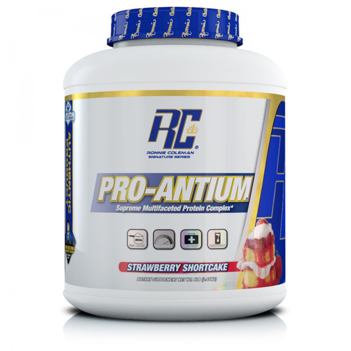 

Протеин Ronnie Coleman Pro-Antium Strawberry Shortcake 5.6lb/2450g