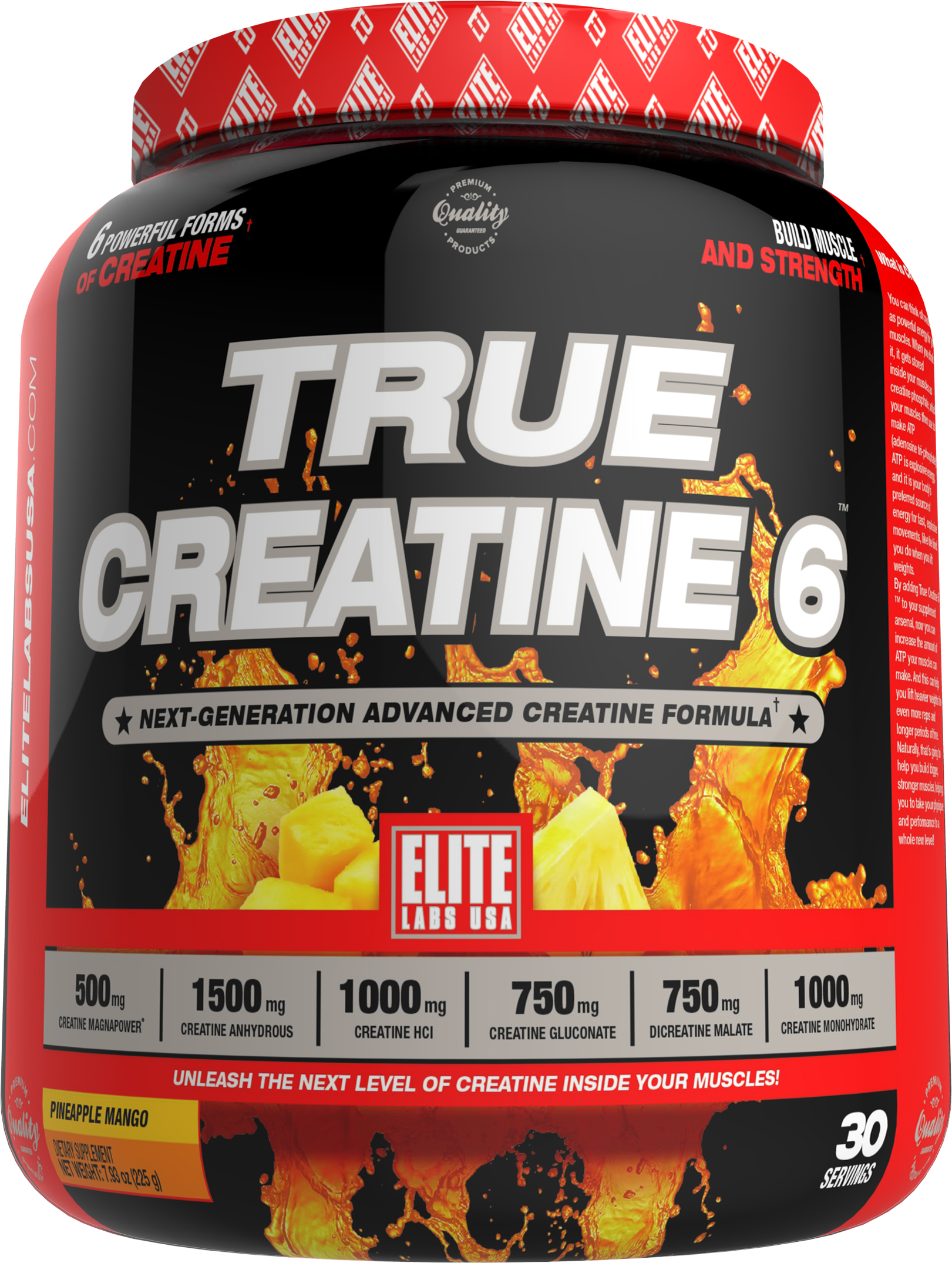 

Креатин Elite Labs True Creatine 6 Pineapple Mango 225 g
