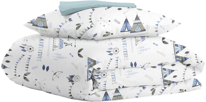 

Комплект постельного белья Cosas WigwamDream LBlue 155х215