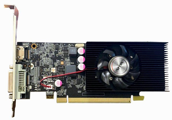 

AFOX PCI-Ex GeForce GT1030 2GB GDDR5 (64bit) (1227/6000) (DVI, HDMI) (AF1030-2048D5L7)