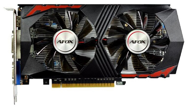 

AFOX PCI-Ex GeForce GTX 750 Ti 2GB GDDR5 (128bit) (1020/5400) (DVI, VGA, HDMI) (AF750TI-2048D5H5-V7)