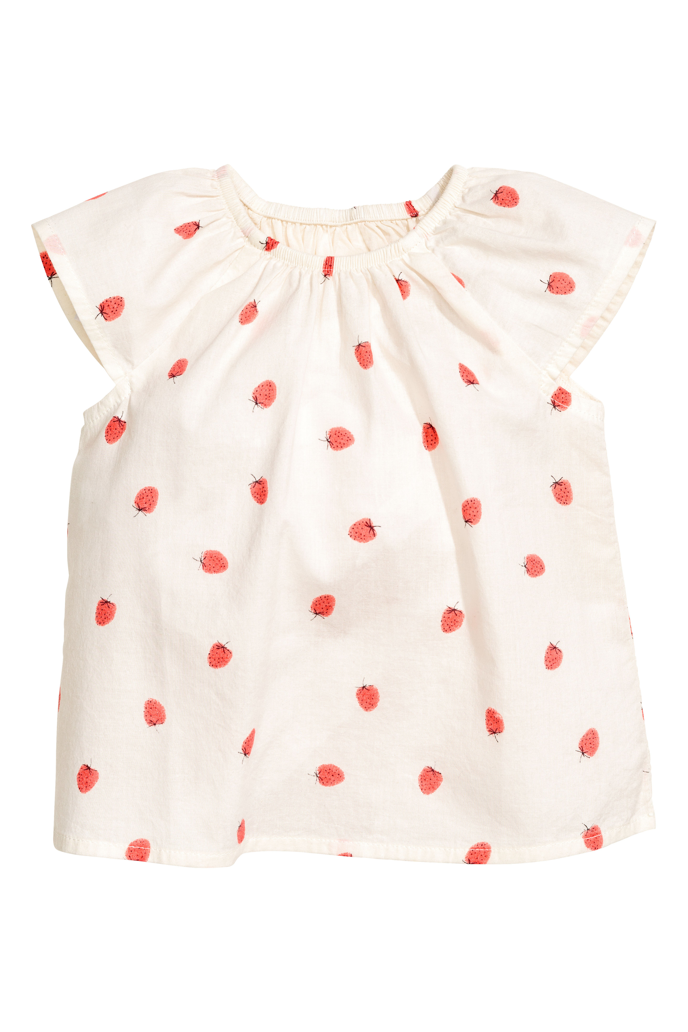 

Блуза H&M 86см белый клубника 4604315