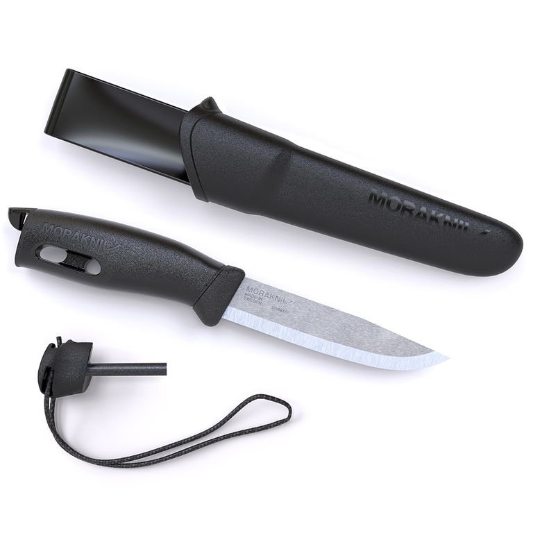 

Нож Morakniv Companion Spark Black, нержавеющая сталь (13567)