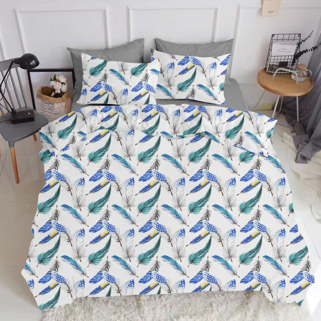 

Комплект постельного белья Cosas Feather Mint El140-Grey 160х220 (Feather_Mint_El140-Grey_160)