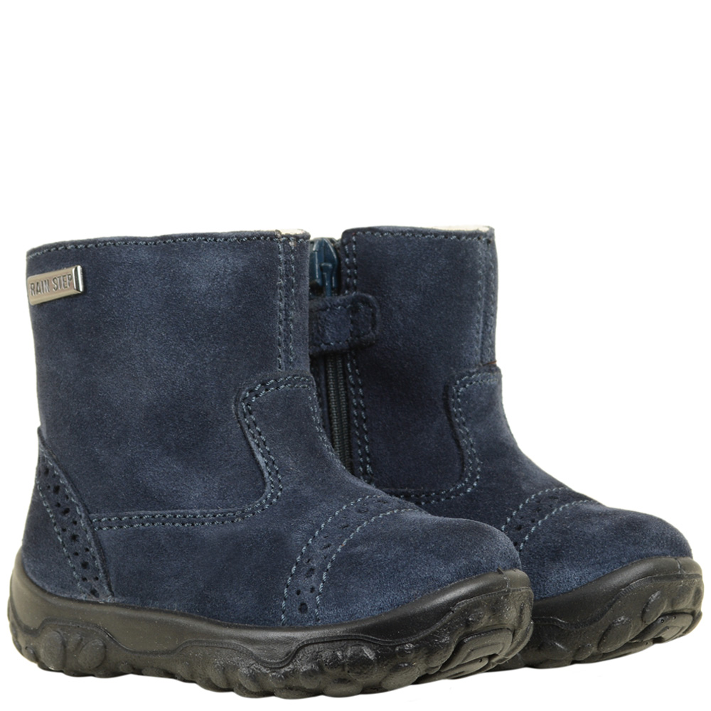 

Ботинки Naturino Dukat velour blue 19 синий