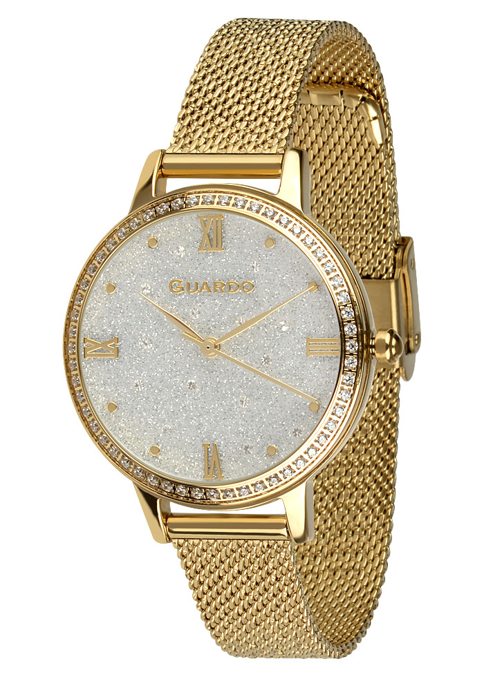 

Часы женские Guardo B01340-4 золотые