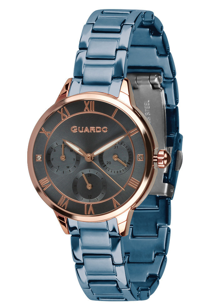 

Часы женские Guardo B01395-5 розовое золото