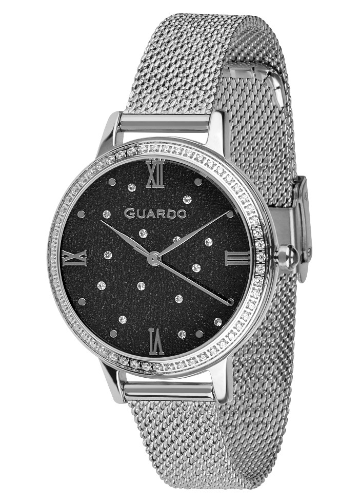 

Часы женские Guardo B01340-1 серебристые
