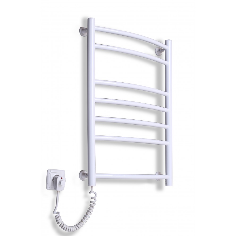 

Полотенцесушитель ELNA Лесенка 7 белый регулятор на вилке