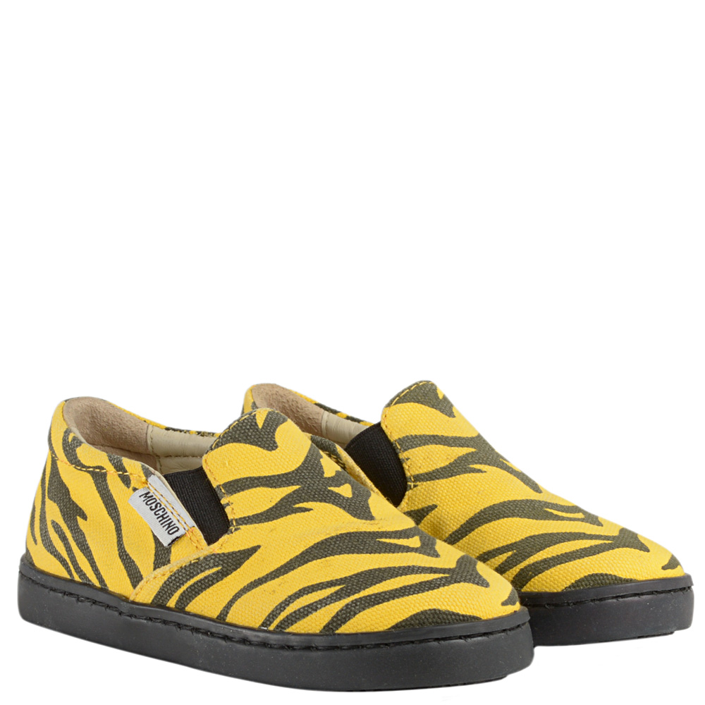 

Слипоны Moschino 25626 желтые с черным 24 желтый
