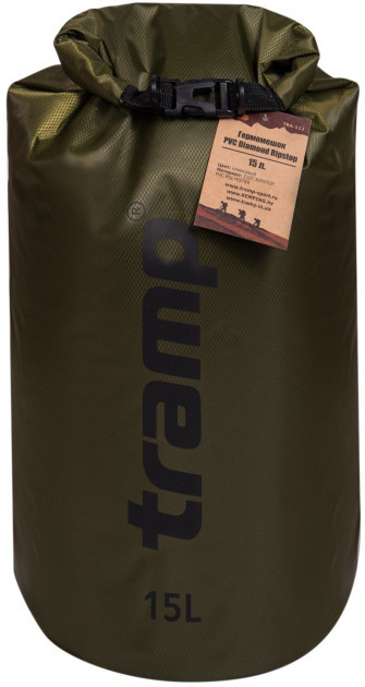 

Гермомешок Diamond Rip-Stop Pvc Tramp TRA-112 15 л Olive