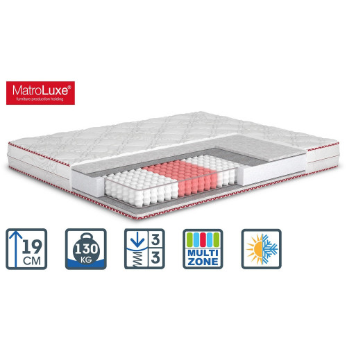 

Ортопедический матрас MatroLuxe Four Red Carmin Кармин Pocket Spring 80х200
