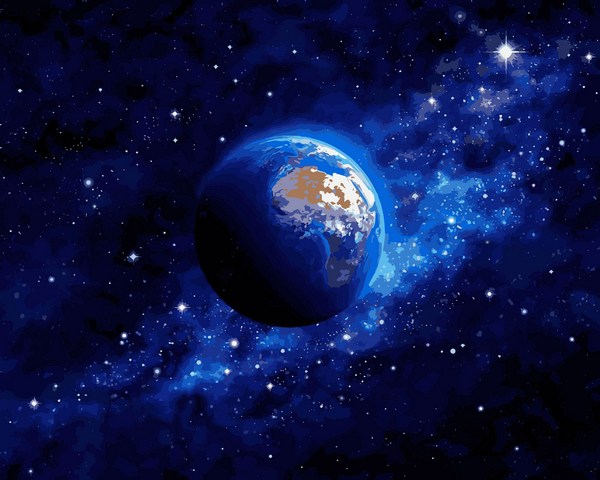 

Картина по номерам Земля из космоса 40*50 VP1260 Babylon