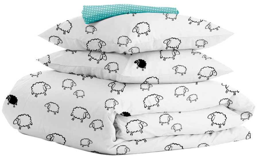 

Комплект постельного белья Cosas Sheep Mint 180х220
