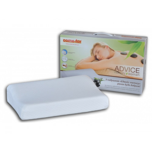 

Подушка ортопедическая Come-For Advice Memory Woman Эдвайс Мемори Вумен 32х50/10
