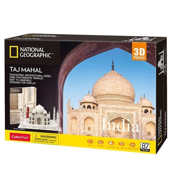 

Cubic Fun Трехмерная головоломка-конструктор National Geographic "Тадж Махал" (DS0981h) (6944588209810)