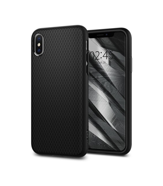 

Чехол Spigen для iPhone XS/X Liquid Air, Matte Black