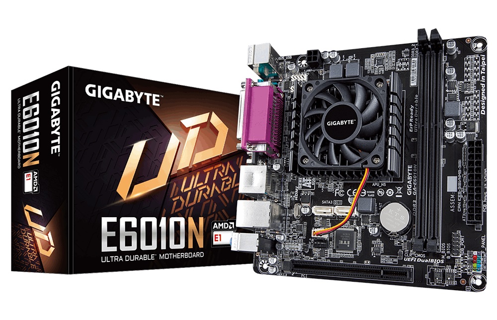 

Материнская плата Gigabyte GA-E6010N Mini ITX