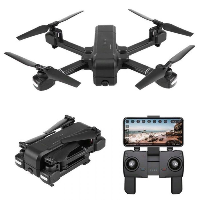 

Квадрокоптер SJRC Z5, дрон з GPS, камерою Ultra HD, з FPV WiFi 5 Ghz, часом польоту до 18 хвилин та радіусом дії до 600 метрів Black