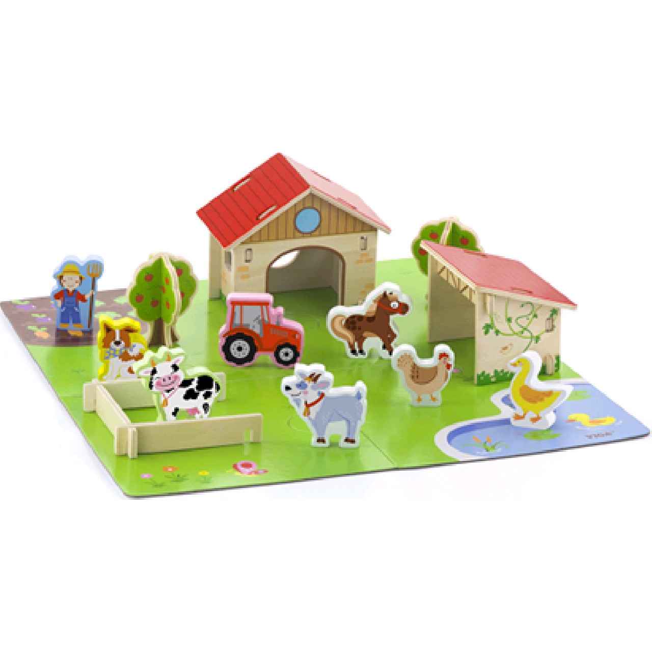 

Игровой набор Viga Toys "Ферма" 30 элементов
