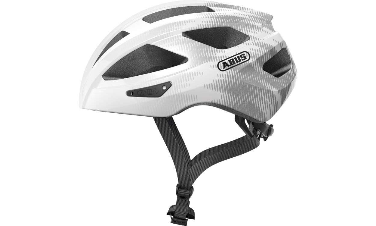 

Шлем велосипедный ABUS MACATOR White Silver L (58-62 см) (872341)