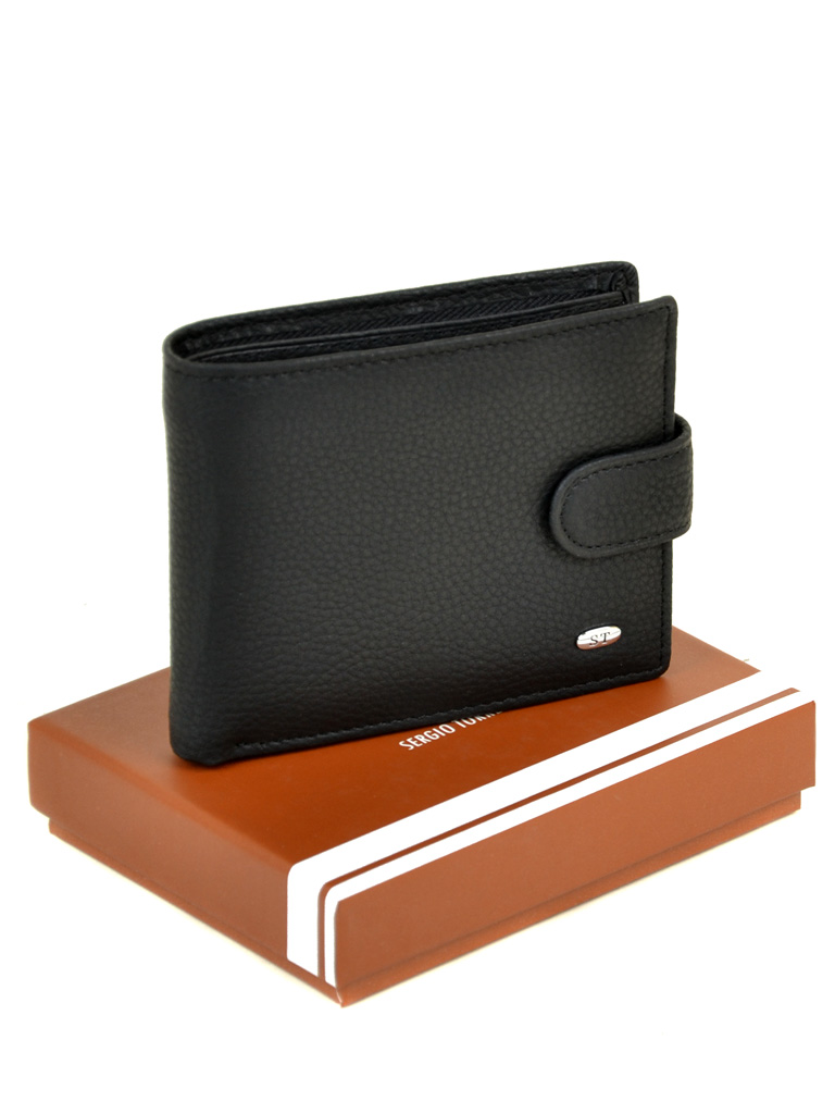 

Женский кожаный кошелек ST 30385 black