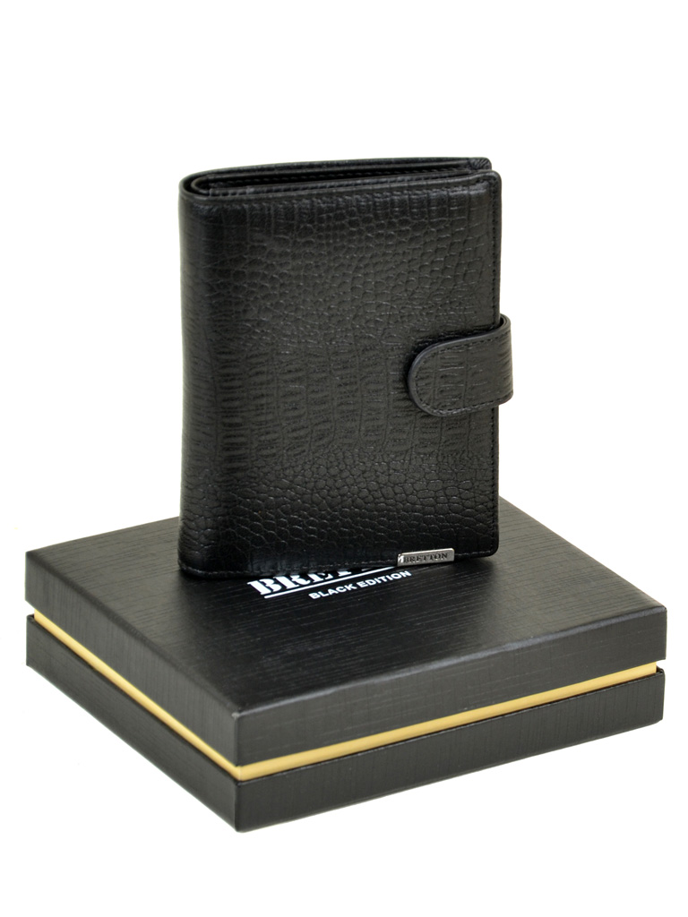 

Мужской кожаный кошелек BRETTON 30517 black