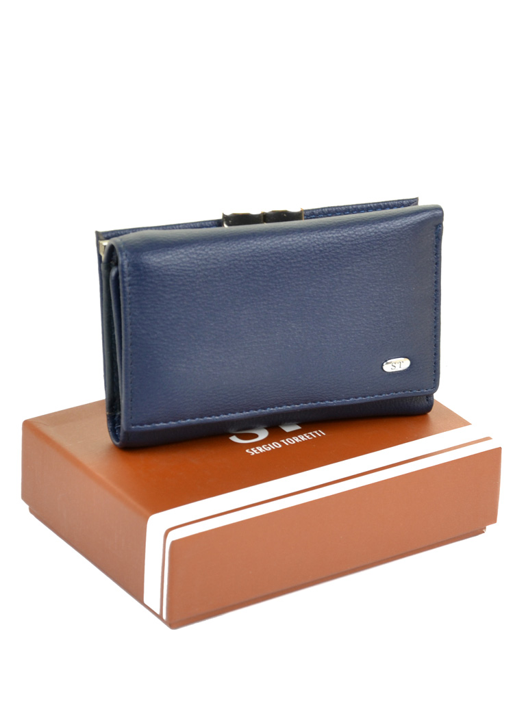 

Женский кожаный кошелек ST 29720 dark-blue