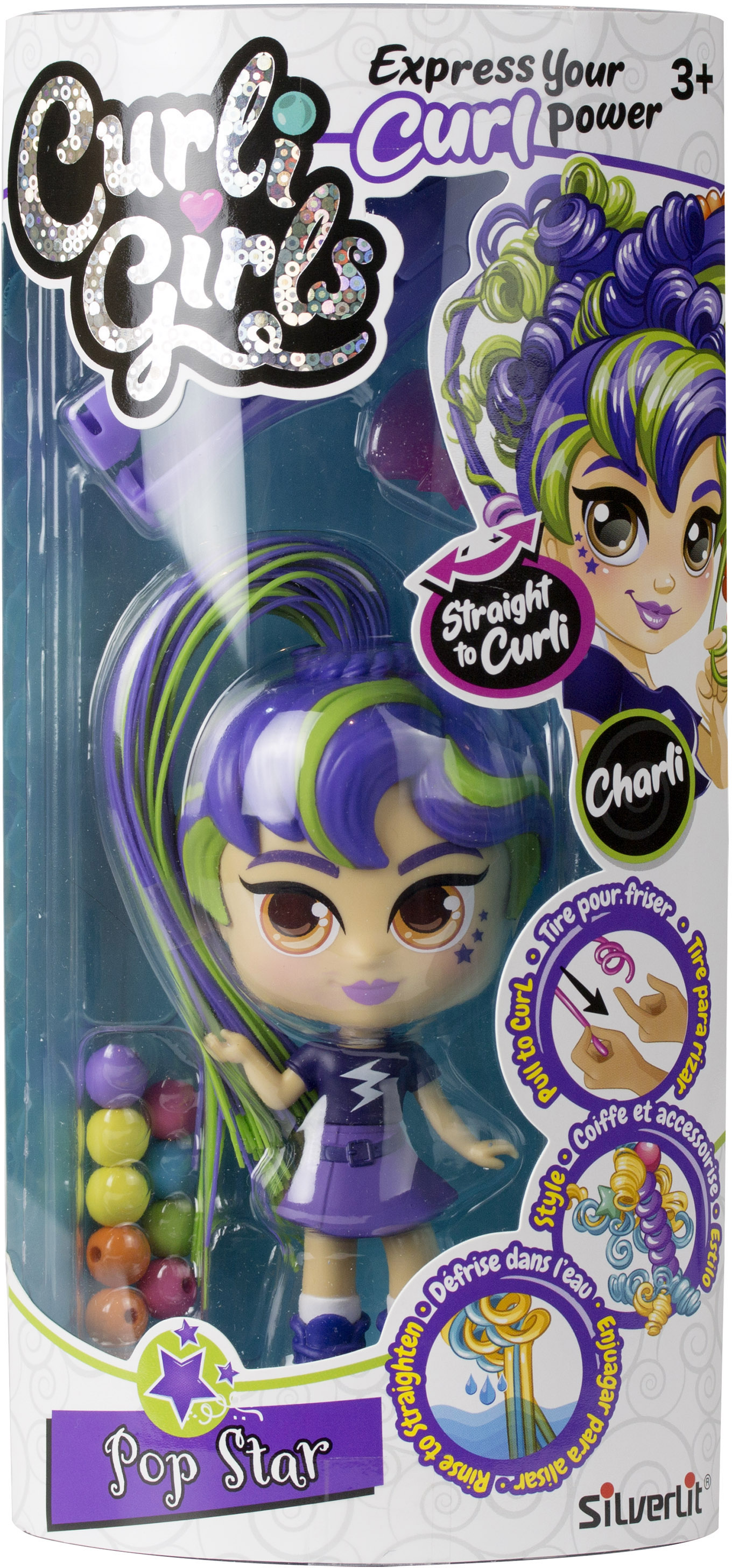 

Игровой набор с куклой Curligirls Поп-звезда Чарли (82092)