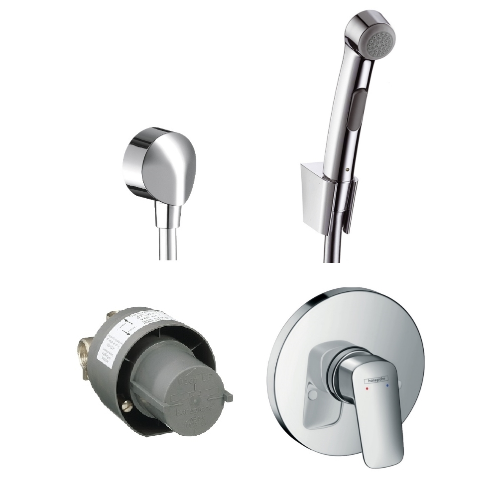 

Гигиенический душ скрытого монтажа HANSGROHE LOGIS 1102019