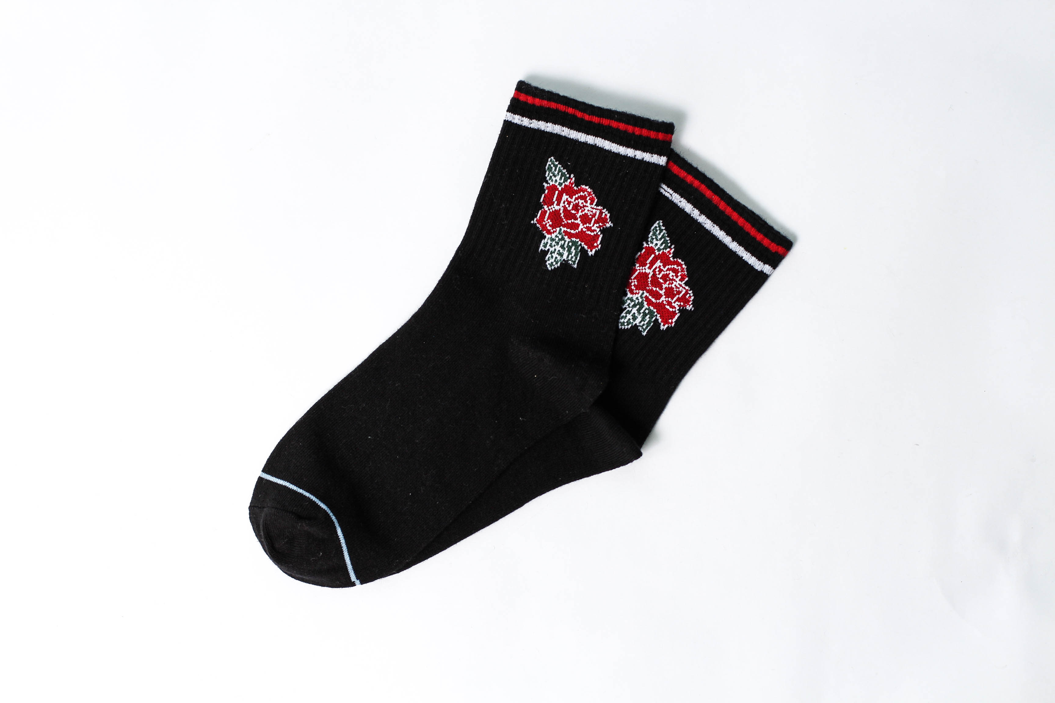 

Носки Crazy Llama`s Роза-2 222-48 черный 36-42
