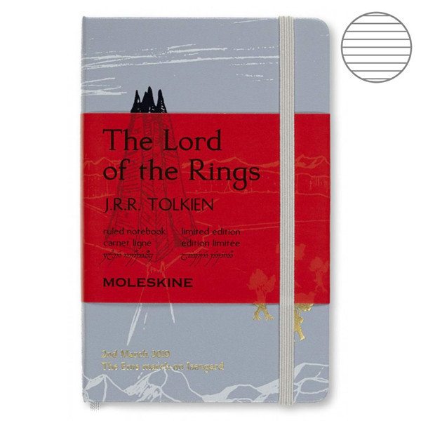 

Блокнот Moleskine Lord of the Rings маленький голубой LELRMM710IS