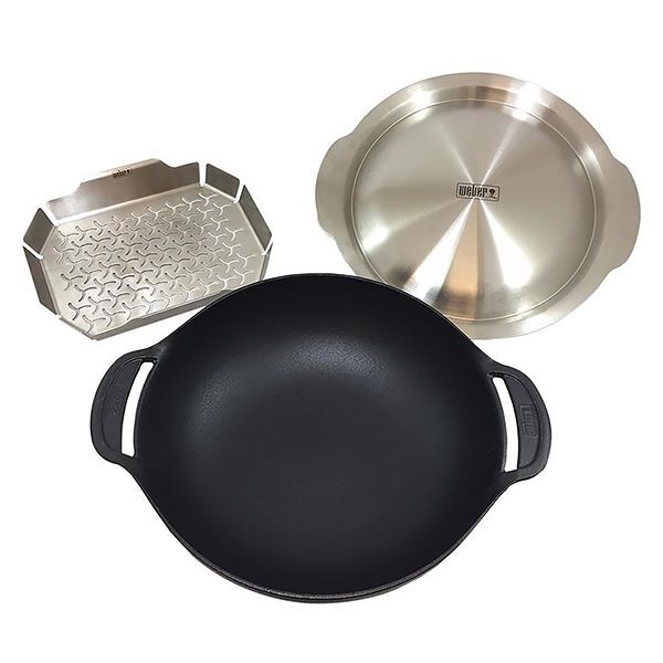

Сковорода-вок с вставкой-пароваркой для гриля Weber GOURMET BBQ SYSTEM 8856
