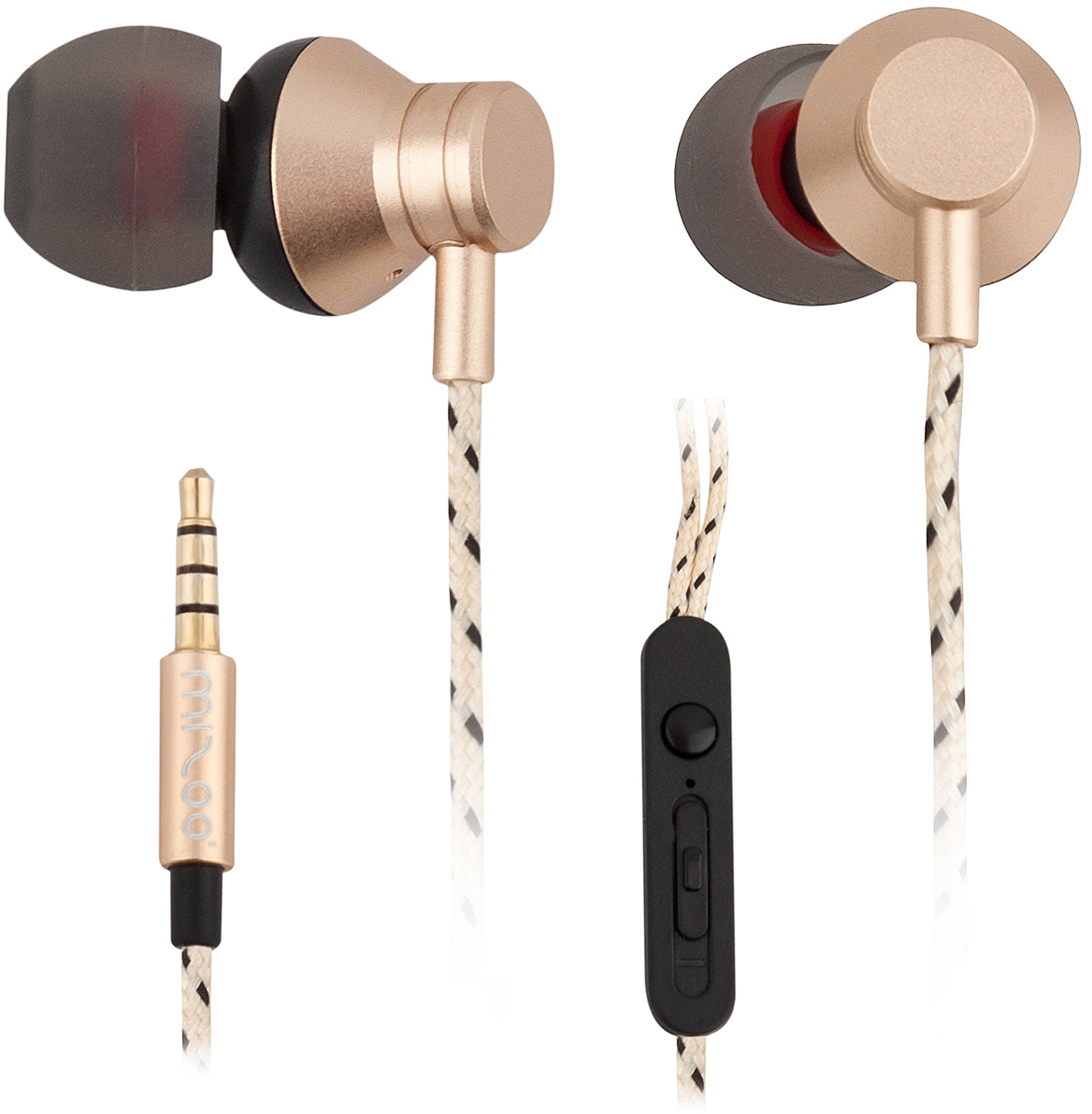

Наушники Mizoo M-32 Daisy metal music Gold (nmzm32g)
