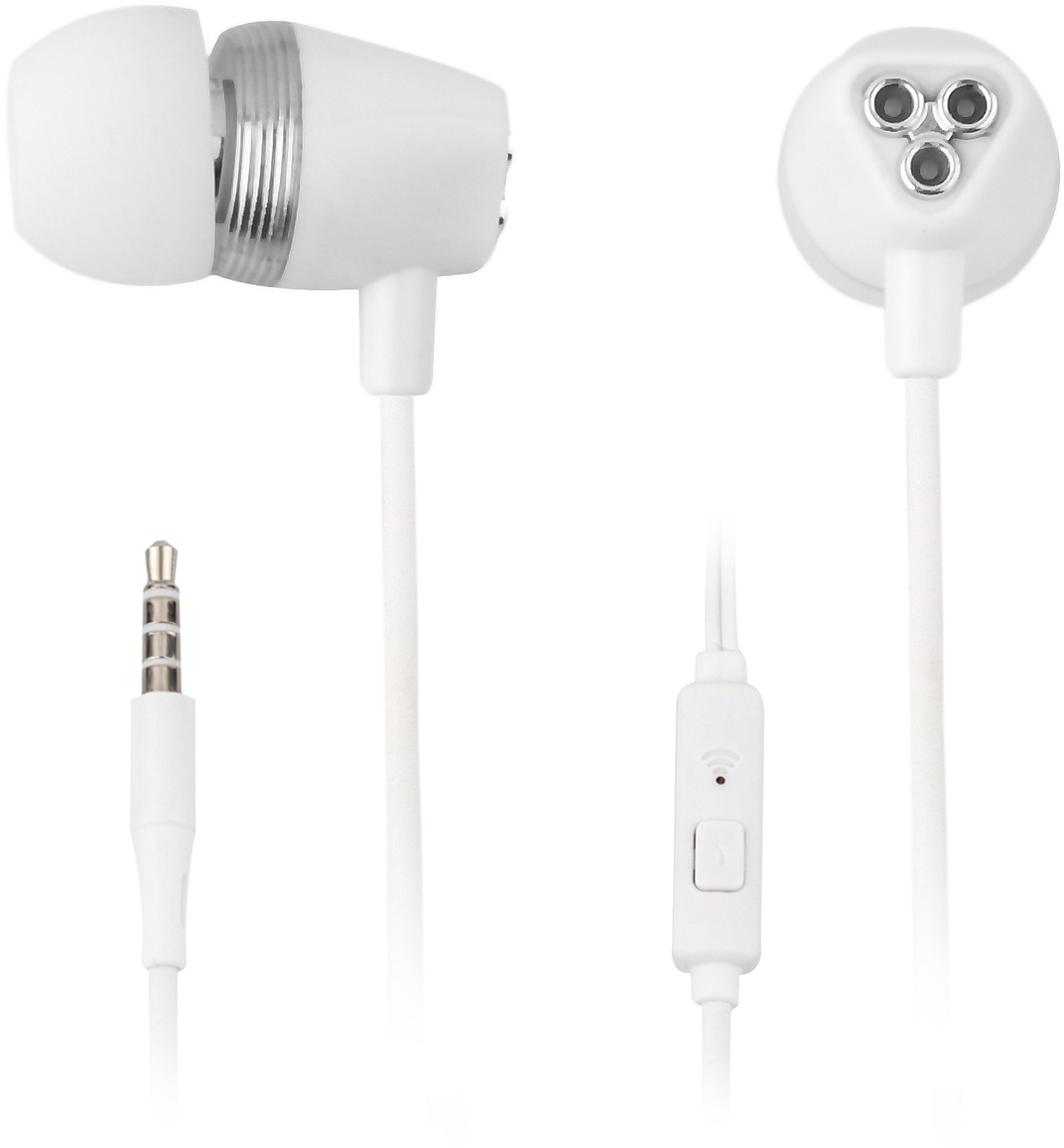 

Наушники Mizoo M-100 Stereo music call White-silver (nmzm100ws)
