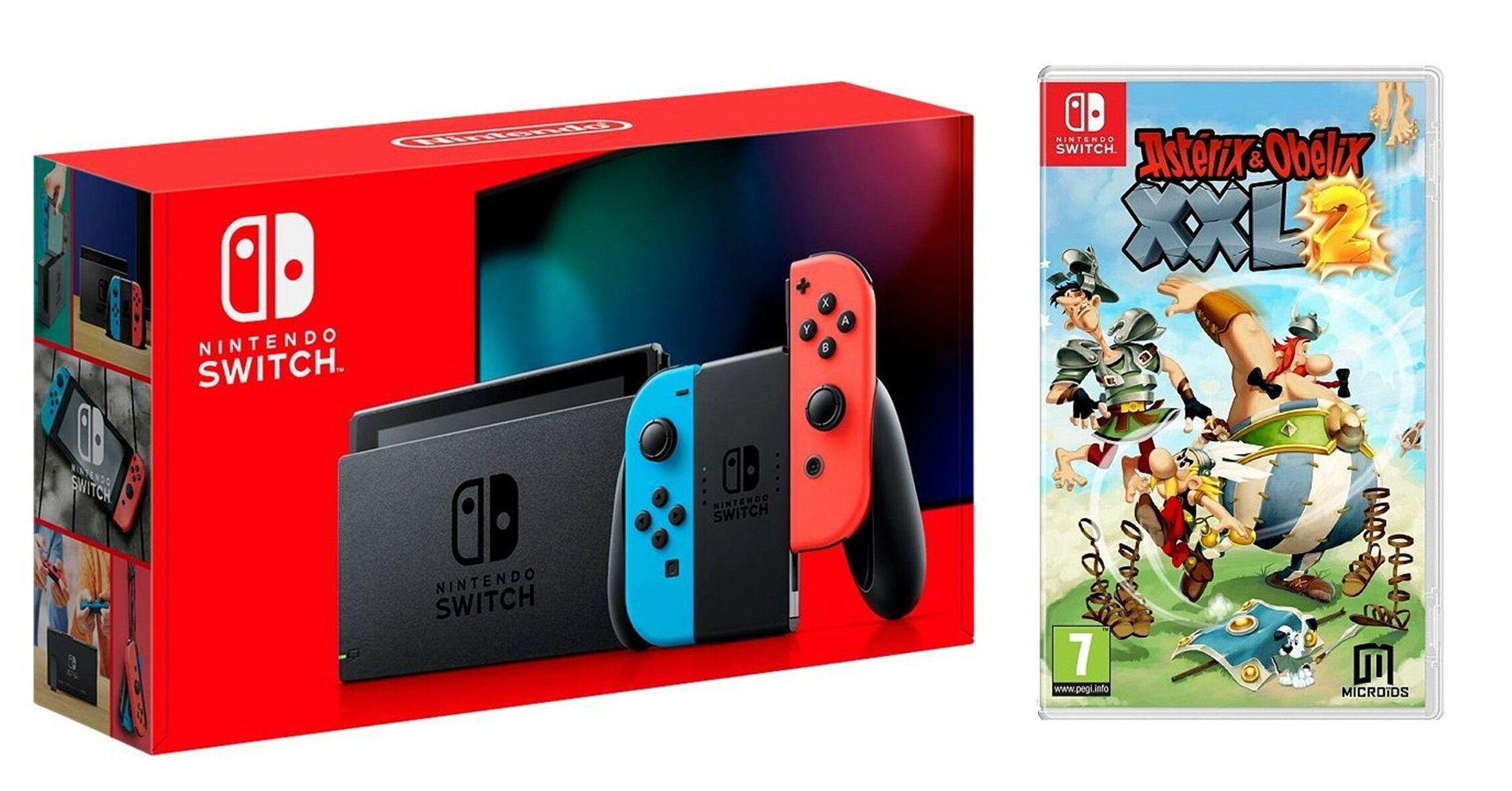 Nintendo Switch Gray - Обновлённая версия + Asterix & Obelix XXL 2 для Nintendo  Switch – фото, отзывы, характеристики в интернет-магазине ROZETKA от  продавца: GameSales | Купить в Украине: Киеве, Харькове, Днепре, Одессе,  Запорожье, Львове