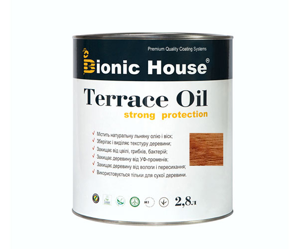 

Масло для терасс Bionic-House 2,8л Миндаль